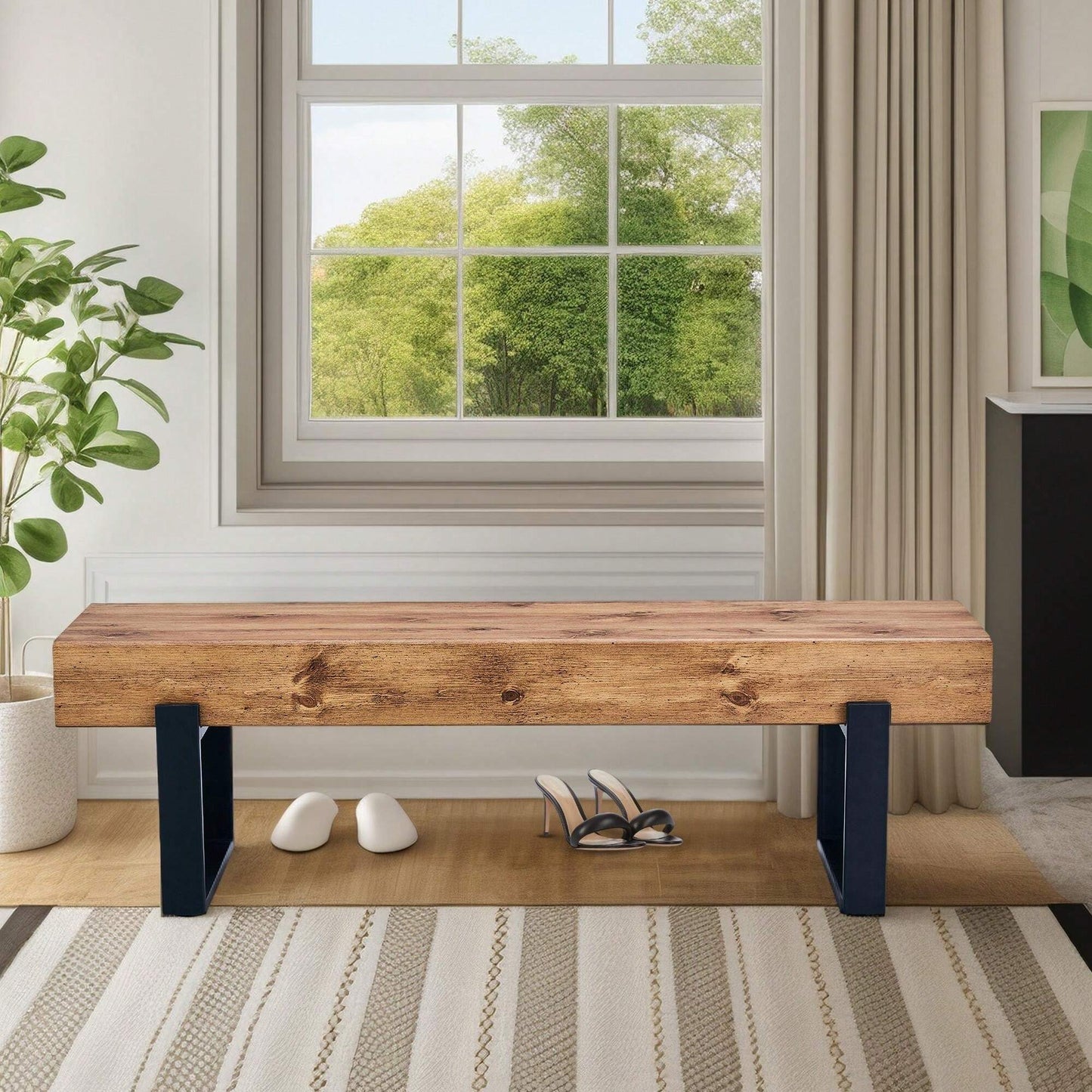 Svøo Elm Bench
