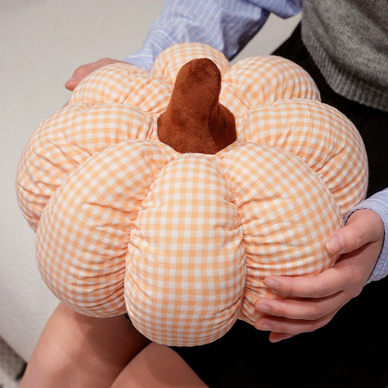 Fabric Pumpkin Pillow Halloween