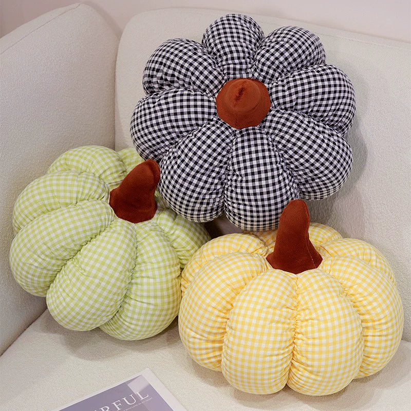 Fabric Pumpkin Pillow Halloween