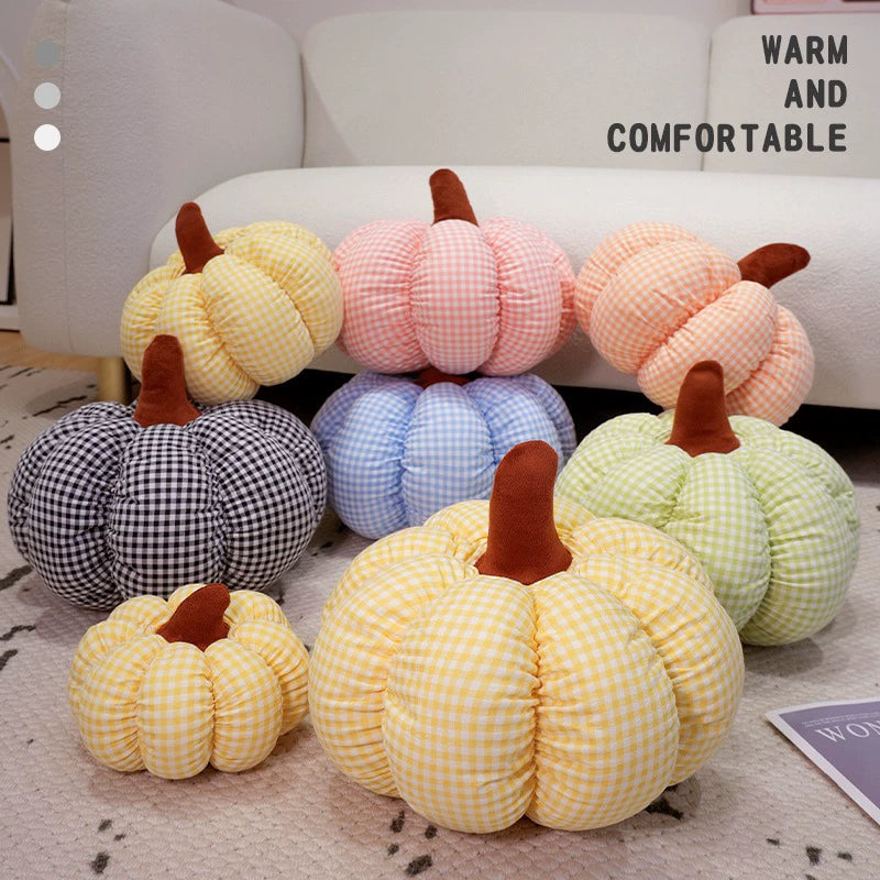 Fabric Pumpkin Pillow Halloween