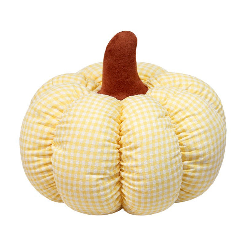 Fabric Pumpkin Pillow Halloween