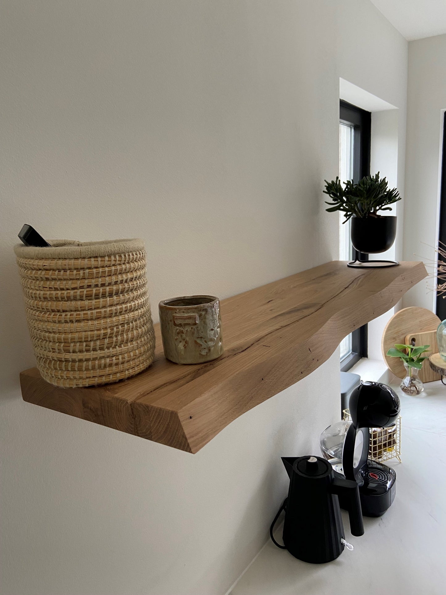 Bismo Floating Wood Shelves