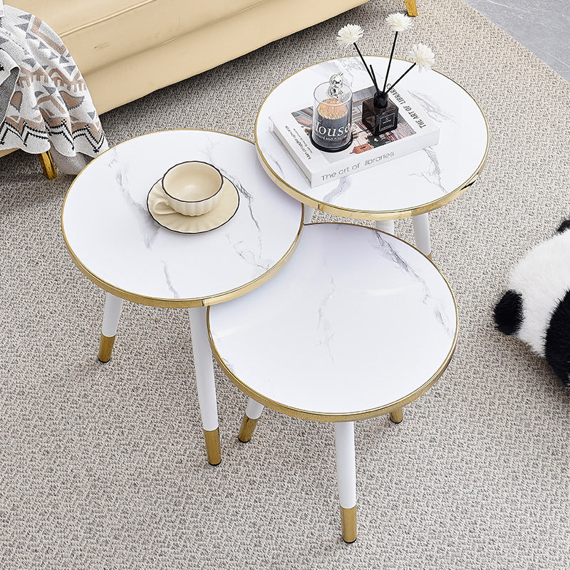 Bismo 3 in 1 Marble Nesting Tables