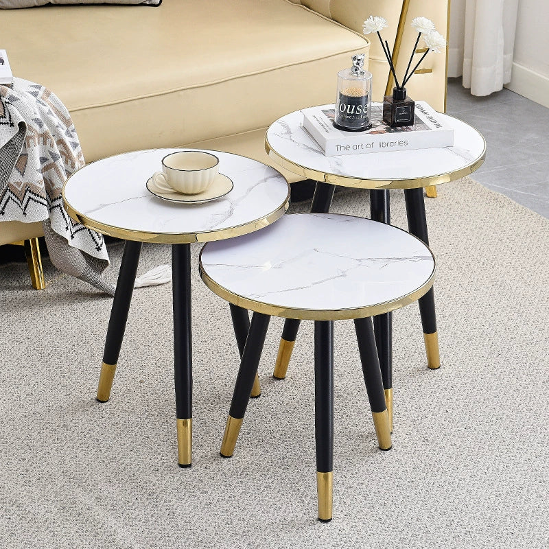 Bismo 3 in 1 Marble Nesting Tables