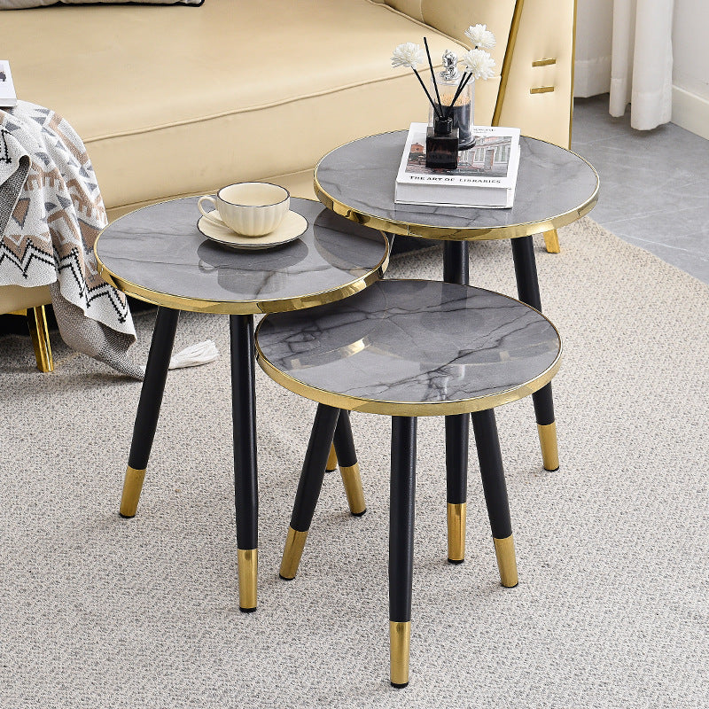 Bismo 3 in 1 Marble Nesting Tables