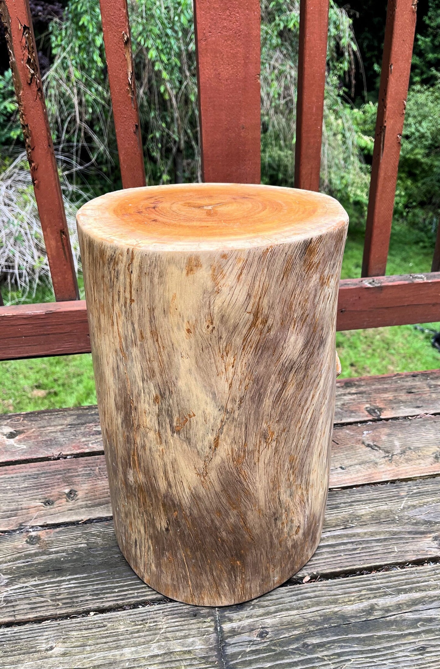 Skogna Tree Log Ottoman