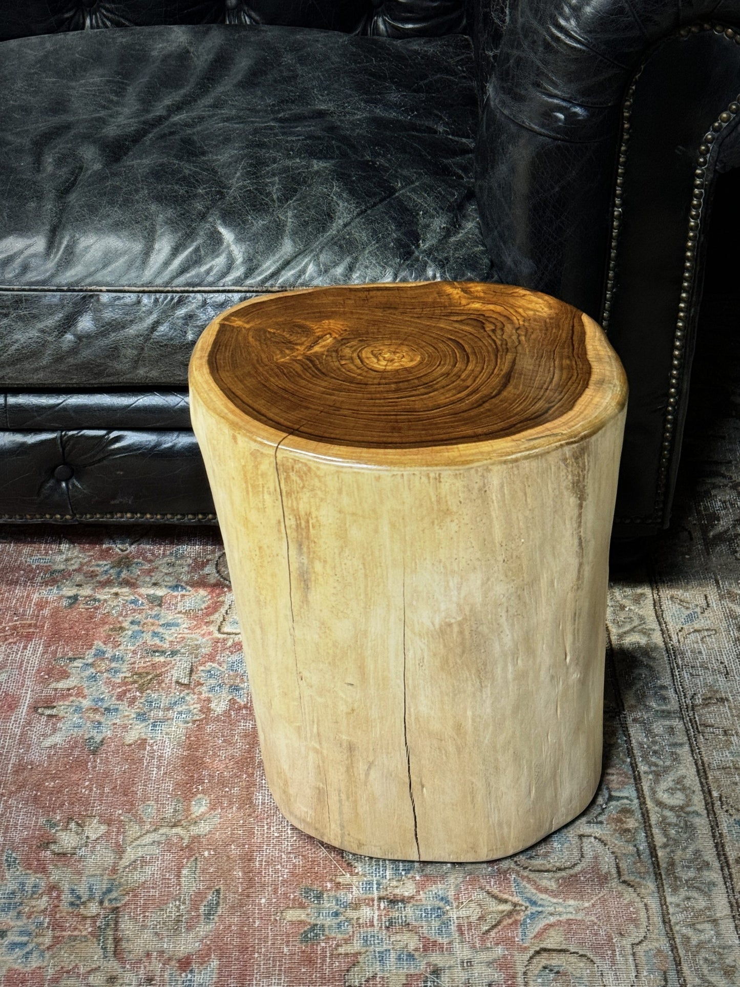 Skogna Tree Log Ottoman