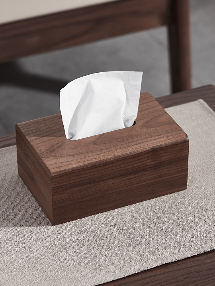 Bismo Walnut Tissue Box
