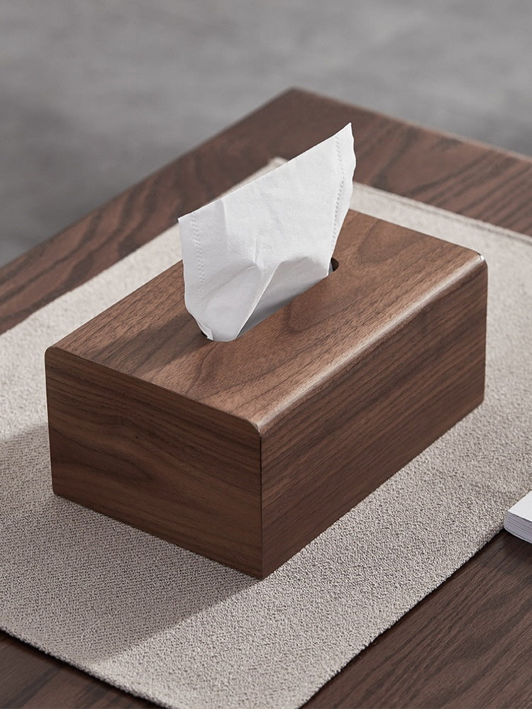 Bismo Walnut Tissue Box