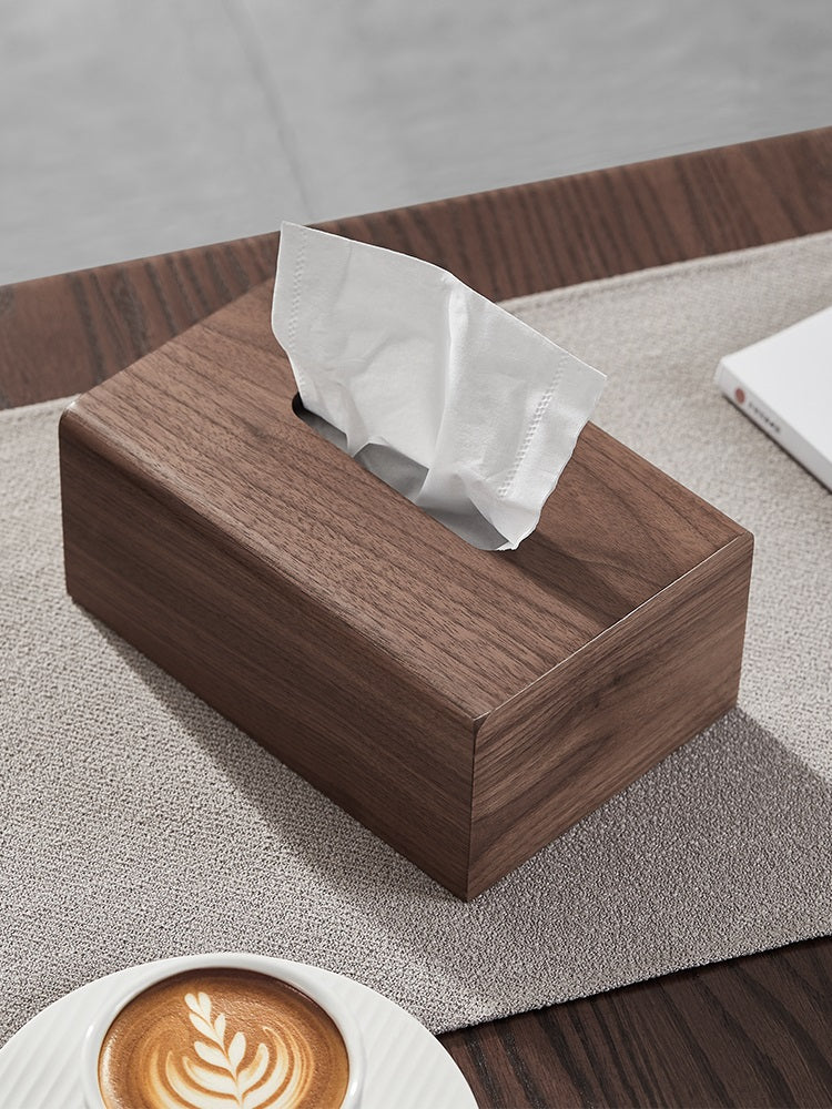 Bismo Walnut Tissue Box
