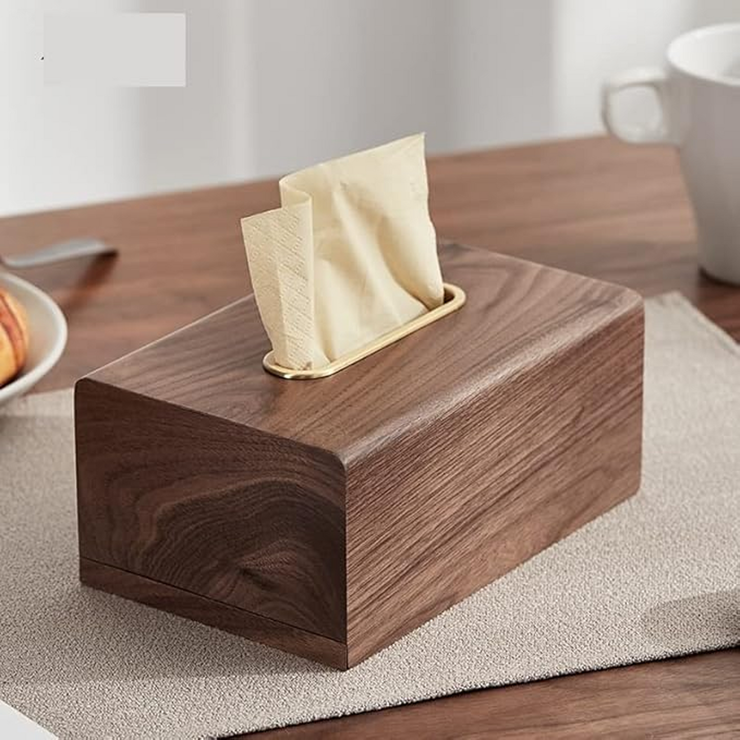 Bismo Walnut Tissue Box