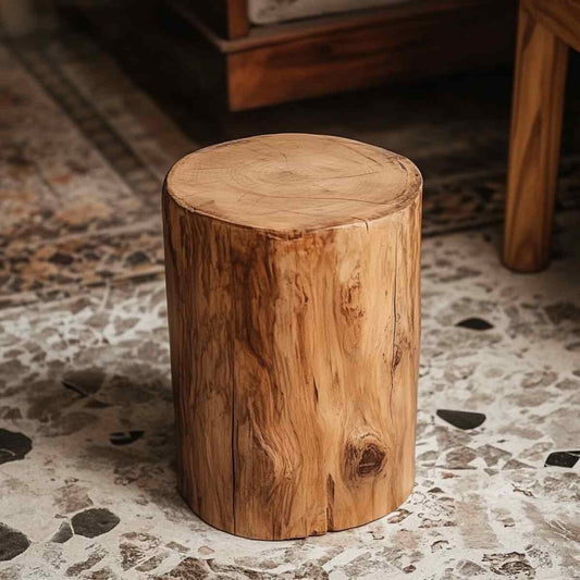 Skogna Tree Log Ottoman
