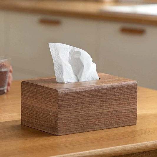 Bismo Walnut Tissue Box